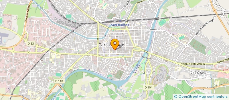 localisation de l'entreprise ATX BATISSEUR à CARCASSONNE