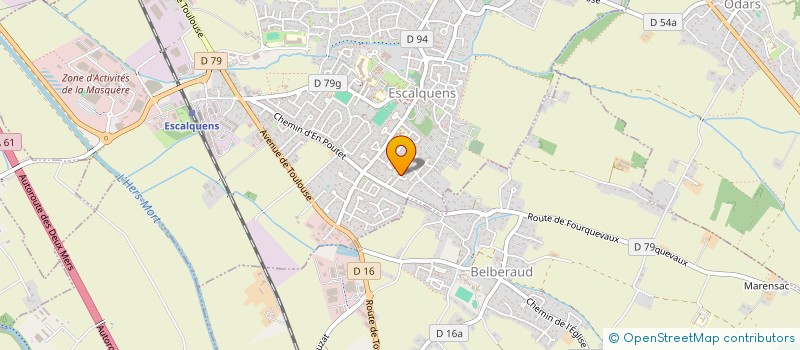 localisation de l'entreprise ATX INVEST  ESCALQUENS