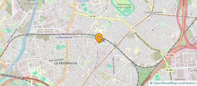 localisation de l'entreprise ATY  TAXI à MARCQ-EN-BARŒUL