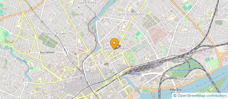 localisation de l'entreprise ATYC à NANTES