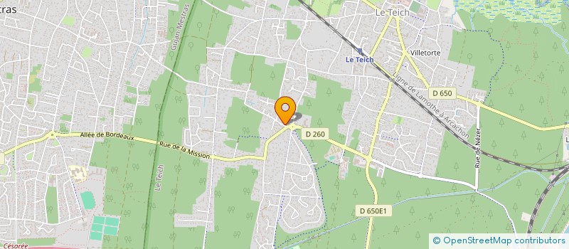 localisation de l'entreprise ATYCAMP  LE TEICH