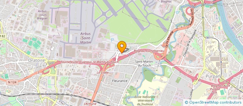 localisation de l'entreprise ATYL TRANSPORT à TOULOUSE