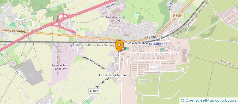 localisation de l'entreprise ATYLES  BALAN