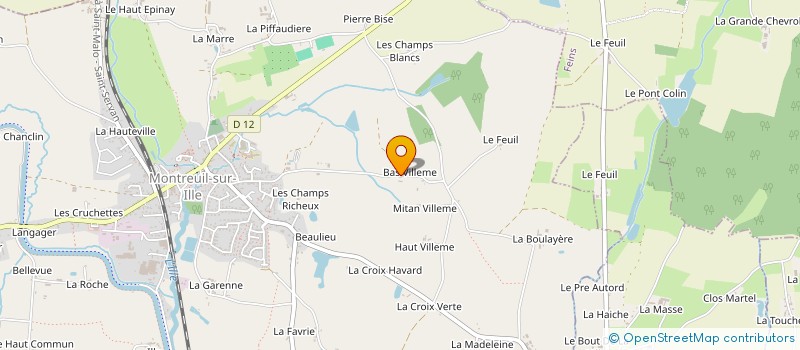 localisation de l'entreprise ATYN  MONTREUIL-SUR-ILLE