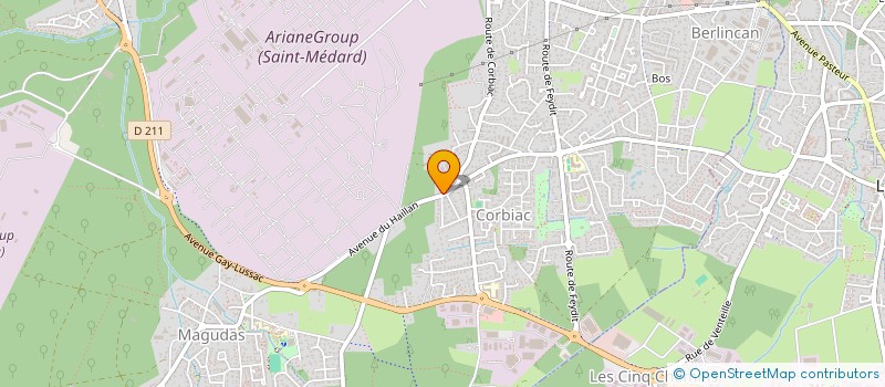 localisation de l'entreprise ATYPAU  SAINT-MEDARD-EN-JALLES