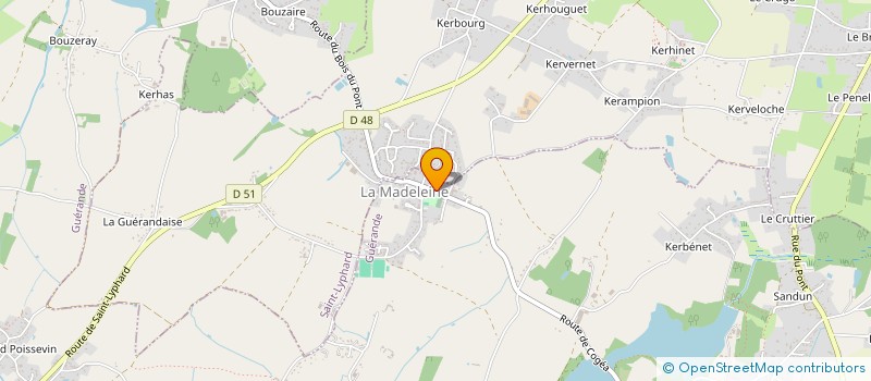 localisation de l'entreprise ATYPEA  GUERANDE