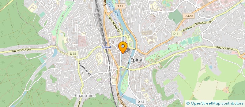 localisation de l'entreprise ATYPIC  EPINAL