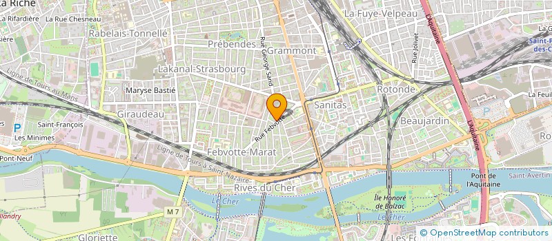 localisation de l'entreprise ATYPIC CONSEIL FORMATION COACHING  TOURS