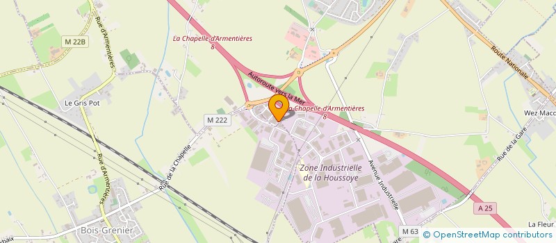 localisation de l'entreprise ATYPIC CONSTRUCTION  SAINT-SYLVESTRE-CAPPEL