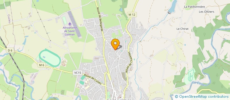 localisation de l'entreprise ATYPIC10  SAINT-GALMIER