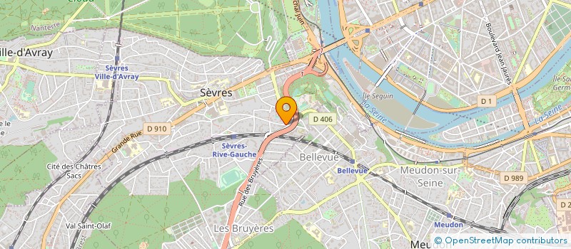 localisation de l'entreprise ATYPICT à SEVRES