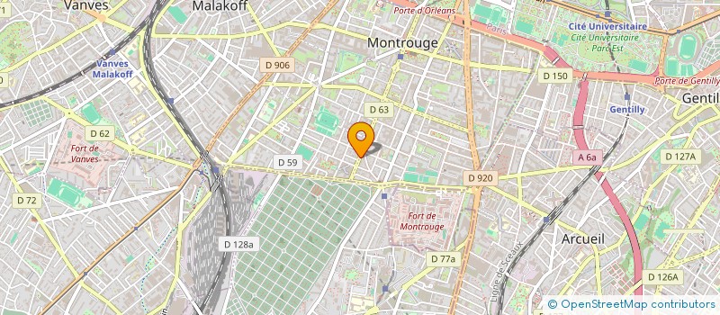 localisation de l'entreprise ATYPIE EVENTS  MONTROUGE