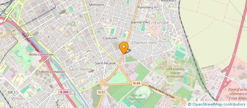 localisation de l'entreprise ATYPIK  REIMS