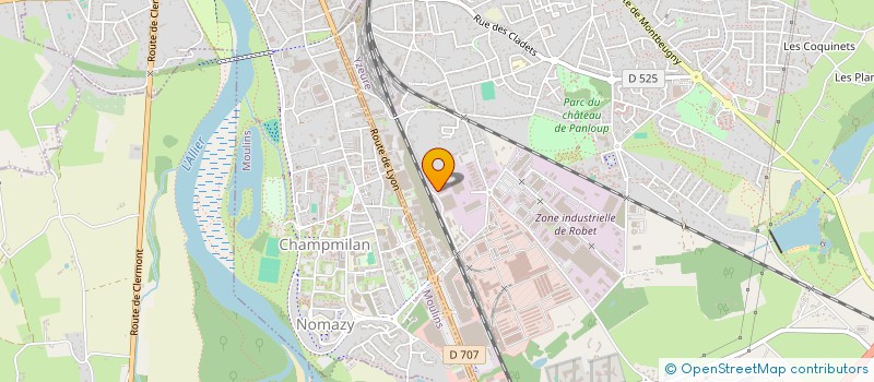 localisation de l'entreprise ATYPIK AUTO à YZEURE