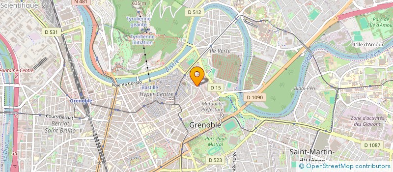 localisation de l'entreprise ATYPIK ET COMPAGNIE à GRENOBLE