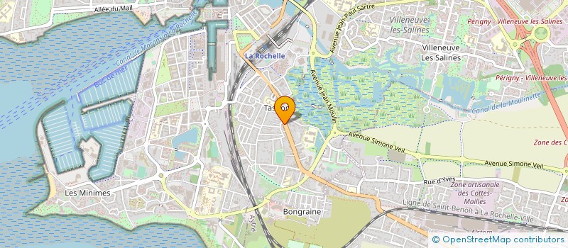 localisation de l'entreprise ATYPIK' HABITAT à LA ROCHELLE