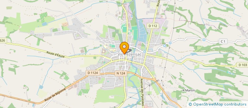 localisation de l'entreprise ATYPIKUS  VIC-FEZENSAC