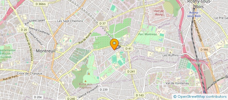 localisation de l'entreprise ATYPIQUE à MONTREUIL