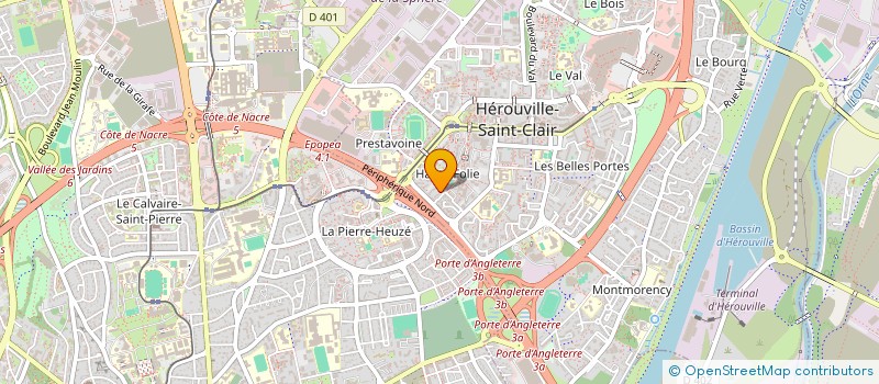 localisation de l'entreprise ATYPIQUE à HEROUVILLE SAINT CLAIR