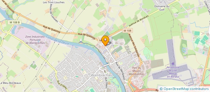 localisation de l'entreprise ATYPIQUE ACIER à WAMBRECHIES