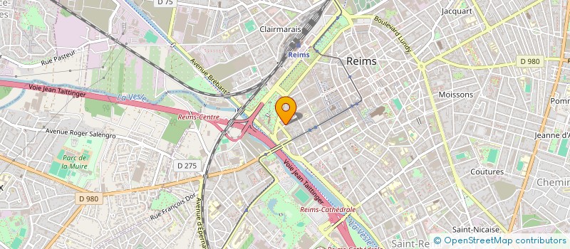 localisation de l'entreprise ATYPIQUE EDITIONS EURL DE PRESSE  REIMS