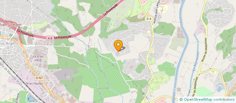 localisation de l'entreprise ATYPIQUE EVENTS à FREJUS
