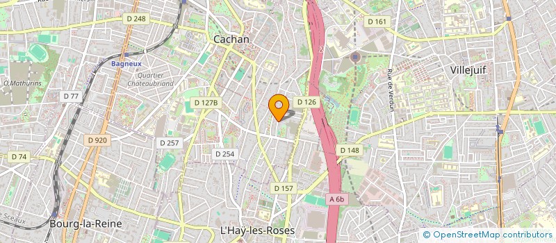 localisation de l'entreprise ATYPIQUE IMMO  CACHAN