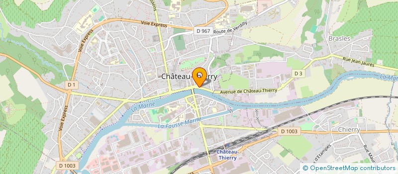 localisation de l'entreprise ATYPIQUE IMMOBILIER à CHATEAU-THIERRY