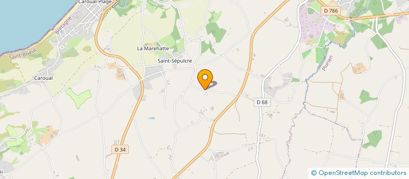 localisation de l'entreprise ATYPIQUE SCENOGRAPHIE  ERQUY