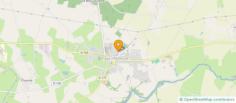 localisation de l'entreprise ATYPIQUES SPORTS FAYE L'ABBESSE  FAYE-L'ABBESSE