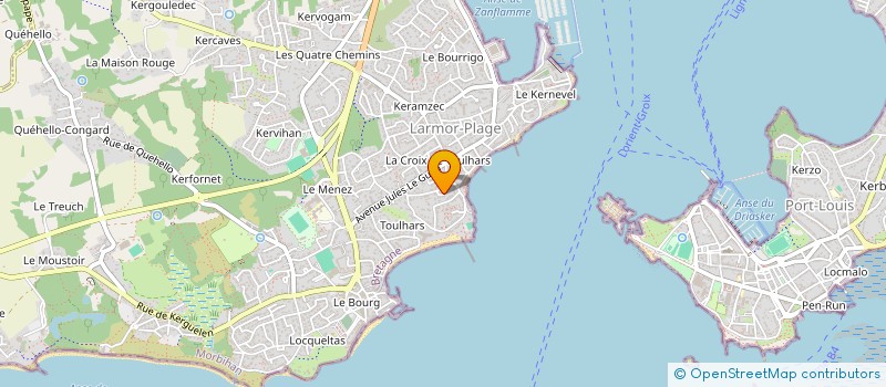 localisation de l'entreprise ATYPREV  LARMOR-PLAGE