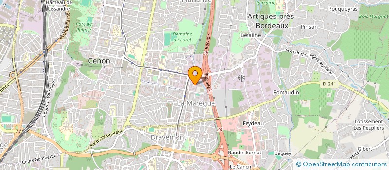 localisation de l'entreprise ATYPSIS à CENON