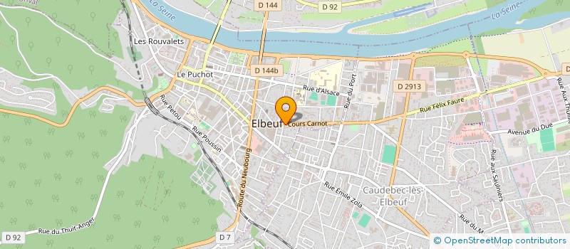 localisation de l'entreprise ATYS  ELBEUF