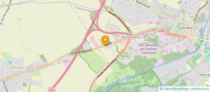 localisation de l'entreprise ATYS CAPITAL  VALENCIENNES