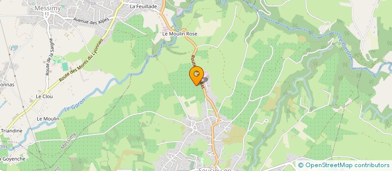 localisation de l'entreprise ATYS MEDICAL à SOUCIEU-EN-JARREST