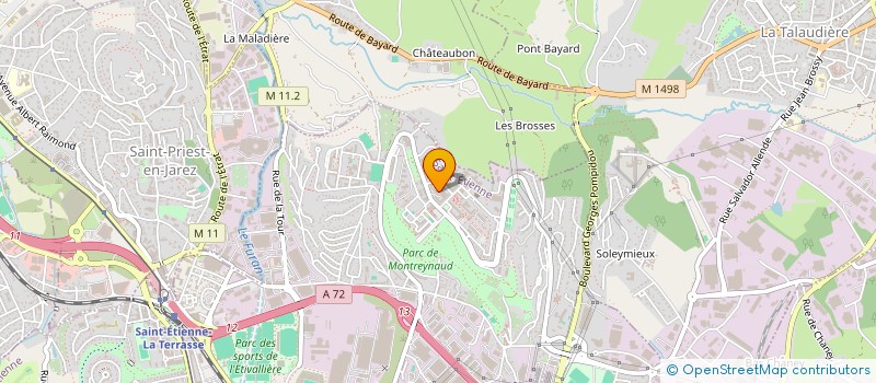 localisation de l'entreprise ATZ CHAMPAGNE  SAINT-ETIENNE