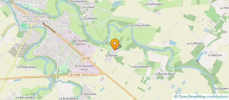 localisation de l'entreprise ATZ COUVERTURE 85  MONTAIGU-VENDEE