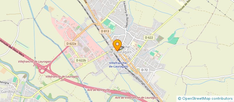 localisation de l'entreprise AU 100  VILLEFRANCHE-DE-LAURAGAIS