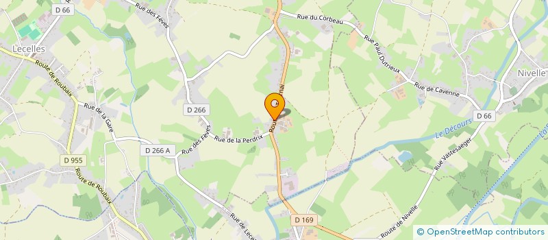 localisation de l'entreprise AU 1020  LECELLES