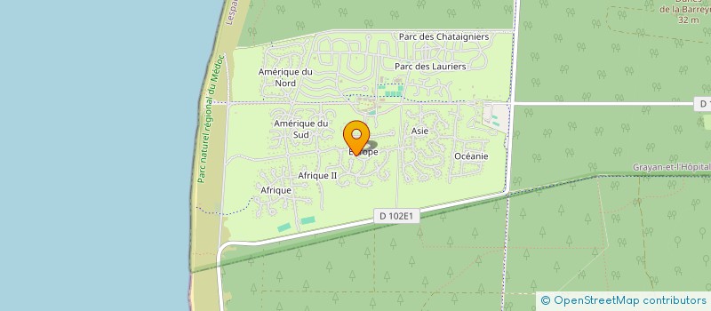 localisation de l'entreprise AU 106  GRAYAN-ET-L'HOPITAL