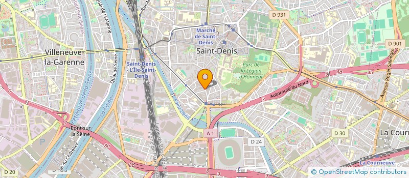 localisation de l'entreprise AU 11 à SAINT-DENIS