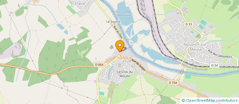 localisation de l'entreprise AU 13  FLIZE