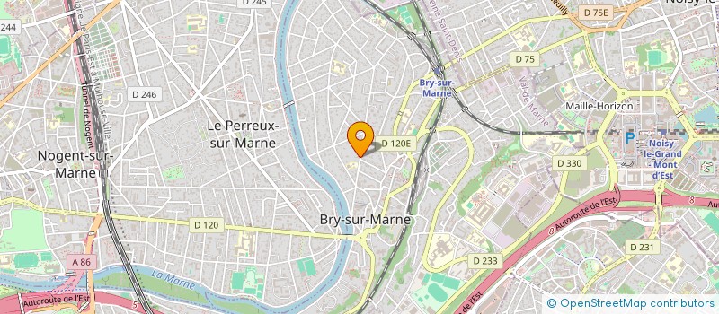 localisation de l'entreprise AU 13 LE RALLYE à BRY-SUR-MARNE