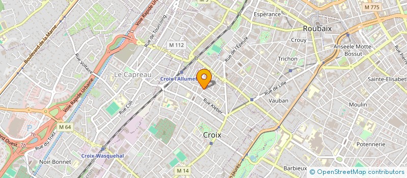 localisation de l'entreprise AU 166 à CROIX
