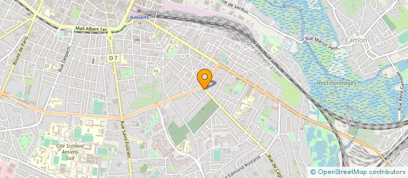 localisation de l'entreprise AU 170 à AMIENS