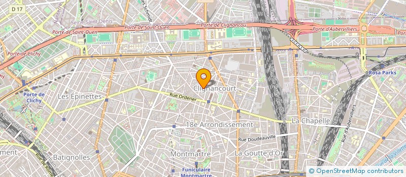 localisation de l'entreprise AU 18IEME  PARIS