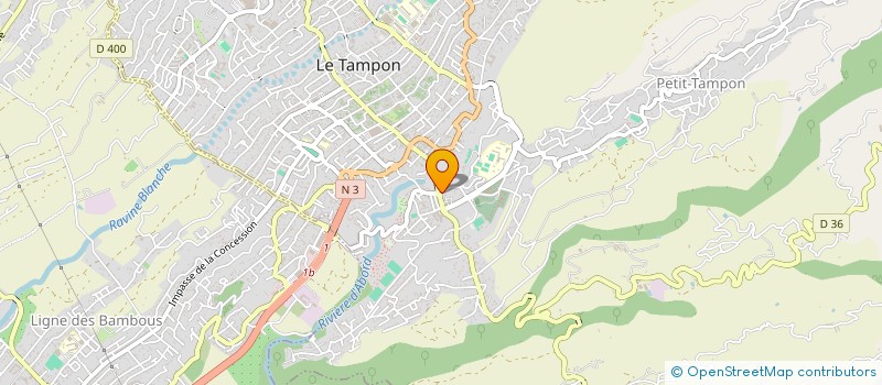 localisation de l'entreprise AU 20 COEURS  LE TAMPON