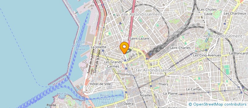 localisation de l'entreprise AU 21 à MARSEILLE