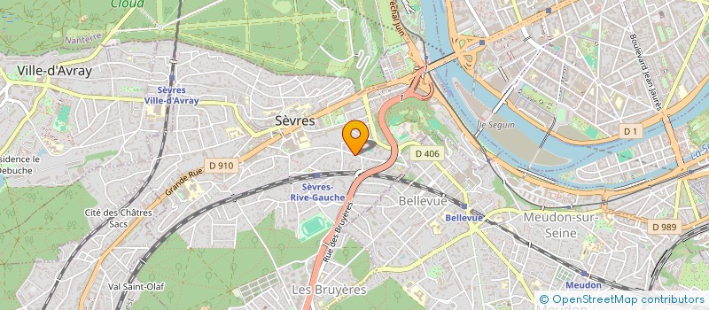 localisation de l'entreprise AU 21 A SEVRES à SEVRES