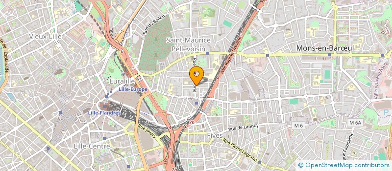 localisation de l'entreprise AU 30 à LILLE